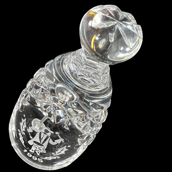 Vtg Waterford Crystal Bell 1995 12 Days Christmas Twelve Drummers Drumming BOX - Picture 4 of 11